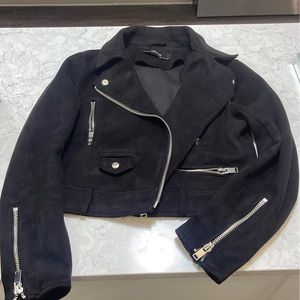 Velvet Biker Jacket